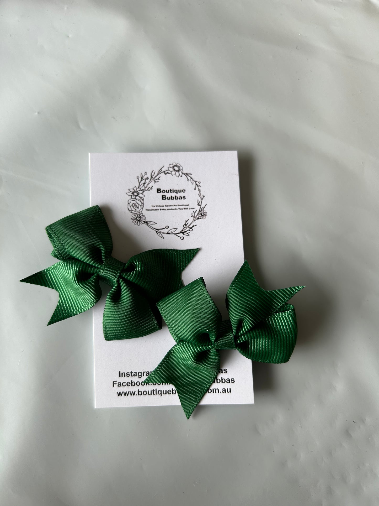 Hair bow clips