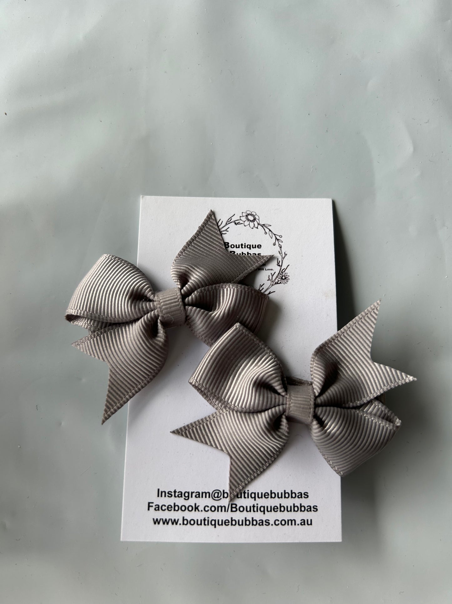 Hair bow clips