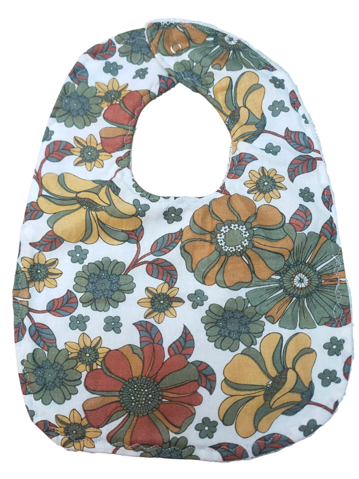 Vintage floral Traditional Feeding Bibs