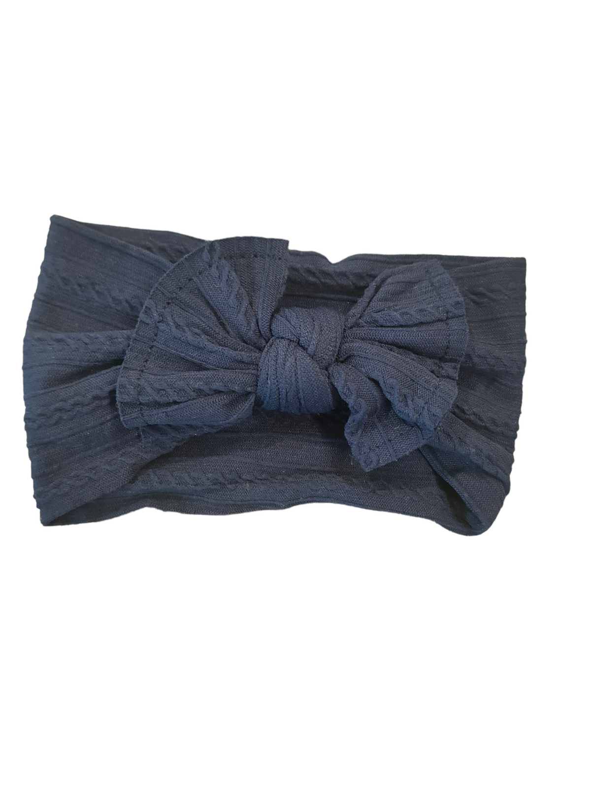 Navy Soft Nylon headbands