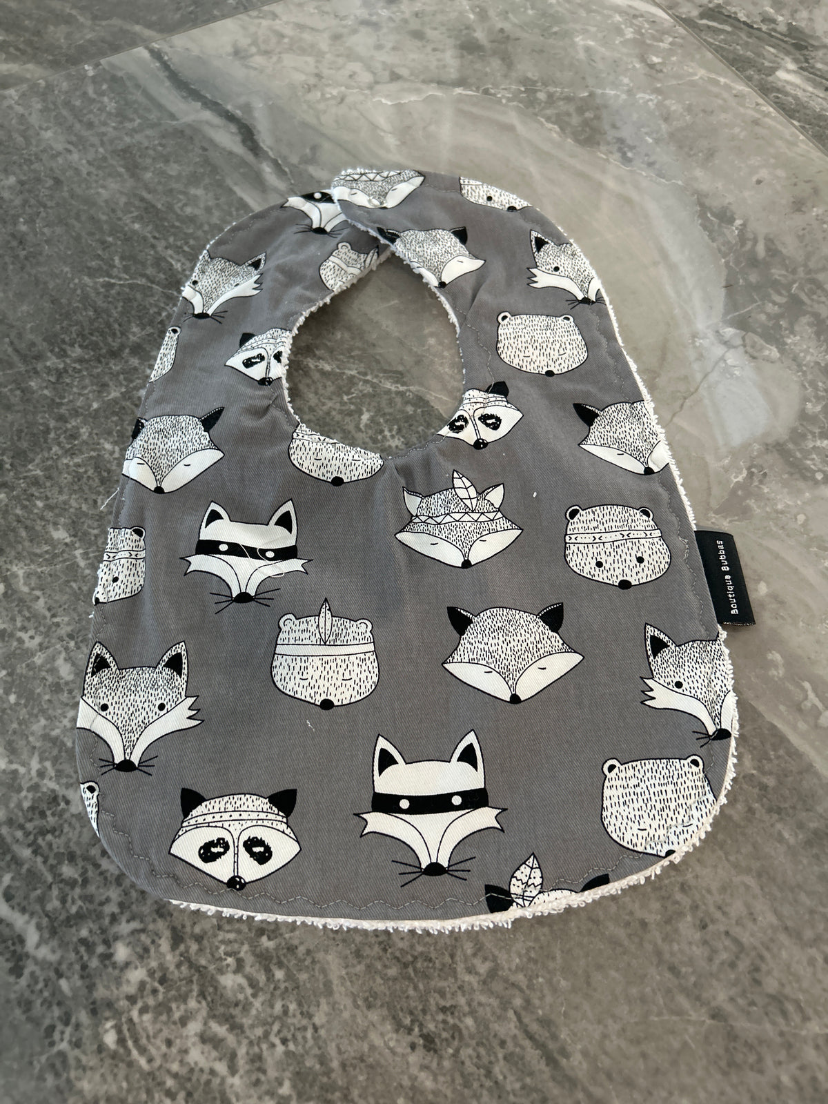 Grey Fox Traditional Feeding Bibs