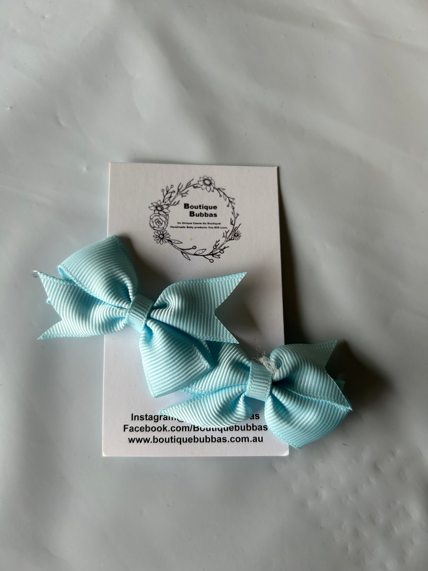 Hair bow clips