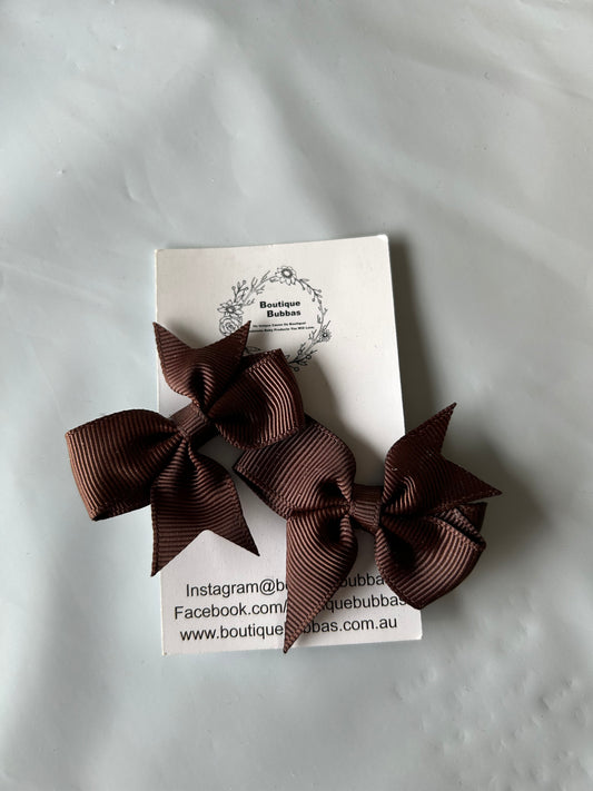 Hair bow clips
