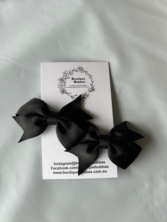 Hair bow clips
