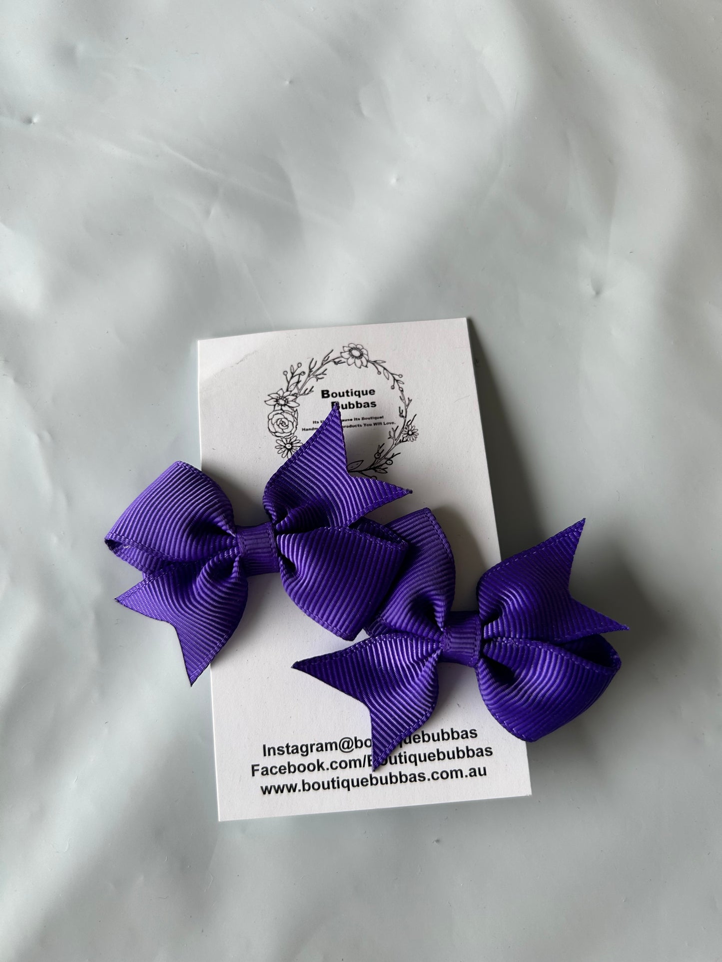 Hair bow clips