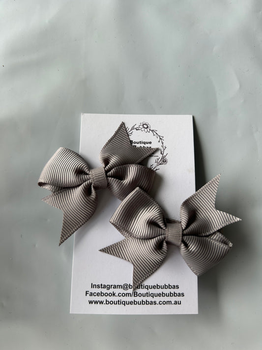 Hair bow clips