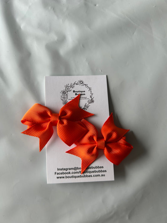 Hair bow clips