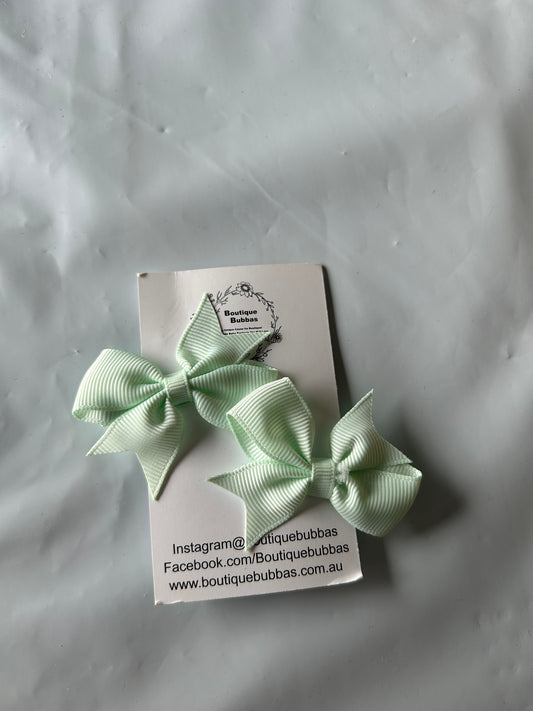 Hair bow clips