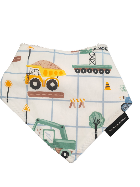 White Trucks Bandana Dribble Bib