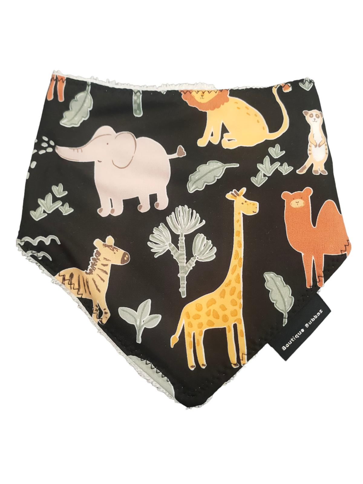 Zoo animals Bandana Dribble Bib