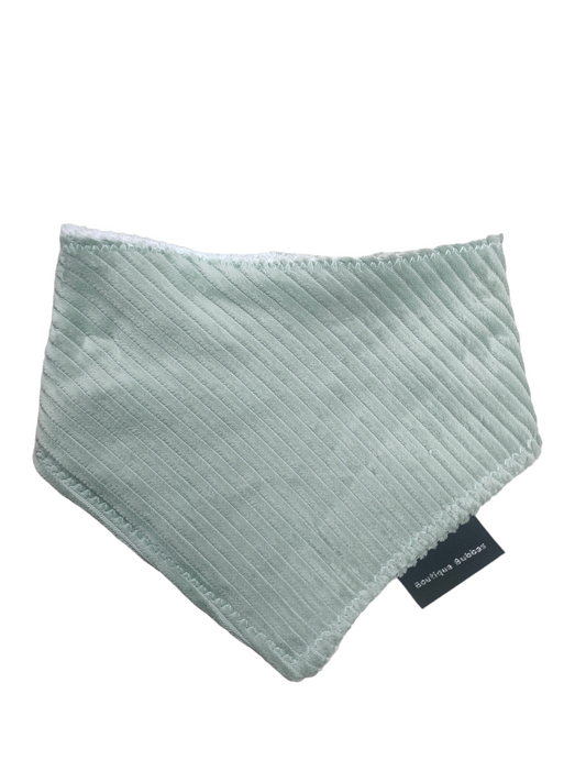 Sage Corduroy Bandana Dribble Bib